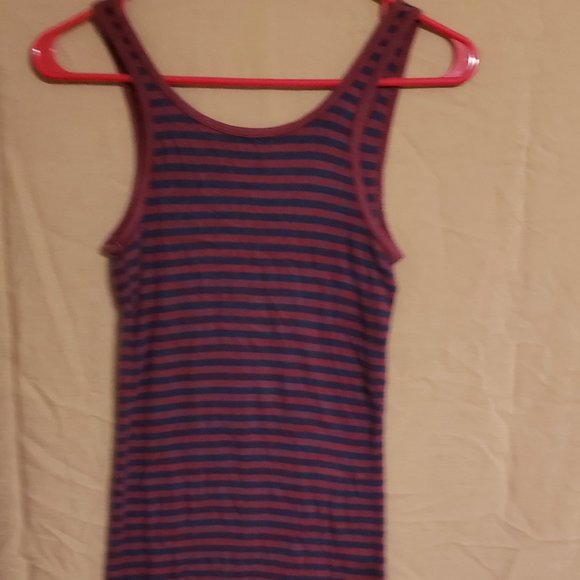 Mossimo Supply Co., Size Med, Red & Navy Tank Top - Picture 6 of 10